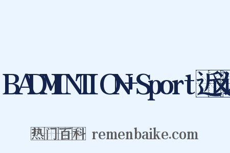 BADMINTION+Sport近义词是什么意思的图片